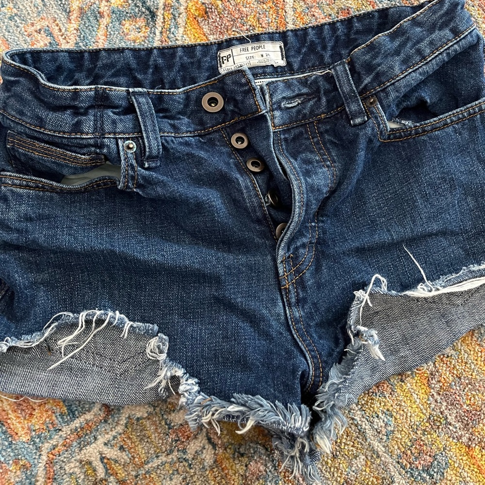 Free people Jean shorts